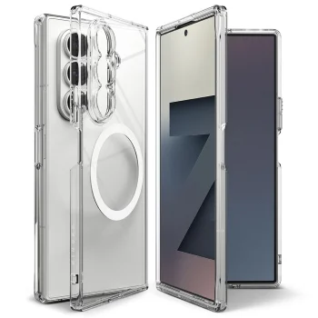 Ringke Fusion MagSafe vāciņš Samsung Galaxy Z Fold 7 Caurspīdīgs