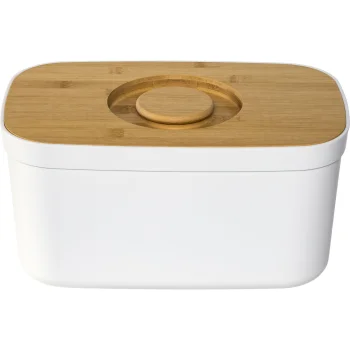 Joseph Joseph maizes kaste ar bambusa griešanas dēlīti, balta / brūna