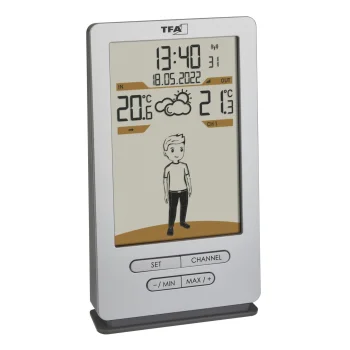 TFA WEATHER JACK Bezvadu meteoroloģiskā stacija Sudraba