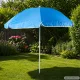 Saliekams pludmales un dārza saulessargs ar UV filtru, 170 cm