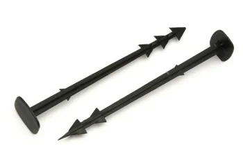 Agrotīkla stiprināšanas naglas 15 cm, melnas