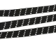 Elastīgās gumijas velosipēda bagāžniekam, 60cm, melnas
