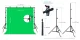Puluz fotostudijas fona statīvu komplekts ar foniem 2x2m RGB