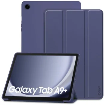 Tech-Protect SmartCase vāciņš Samsung Galaxy Tab A9+ 11" X210/X215/X216, Navy Blue