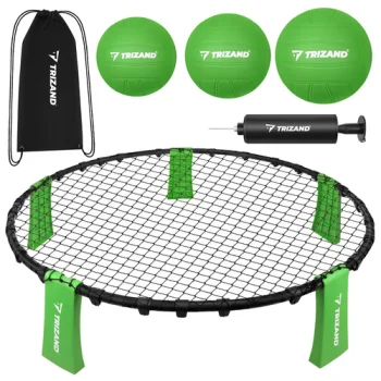 Trizand mini volejbola un roundnet spēles komplekts