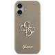 Guess Silicone Big 4G Script vāciņš iPhone 17, brūns