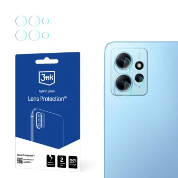 Kameras aizsargstikls Xiaomi Redmi Note 12 kamerai, 7H, 3mk Lens Protection sērija