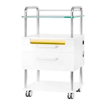 Podologa ratiņi 6052T ar UV-C lampu, balti