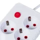 Maclean MCE392 W Pagarinātājs, 4 ligzdas, 3x USB, 2500W, 1.5m, Balts
