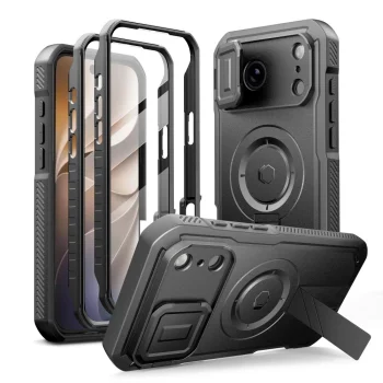Tech-Protect Kevlar MagSafe 2-Set vāciņš iPhone 18 Pro / 17 Pro, melns