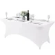 GreenBlue GB371 elastīgs banketu galda pārvalks, 180x75x74cm, Balts