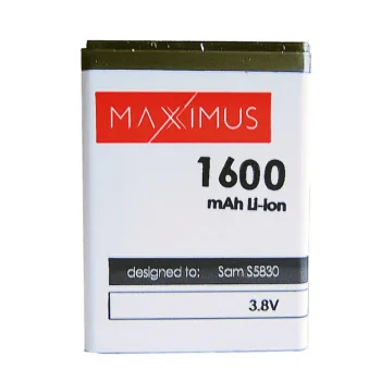 Maxximus akumulators Samsung S5830 Ace, 1600 mAh