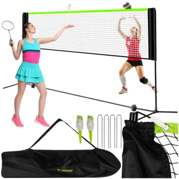 Trizand 3in1 pārnēsājams sporta tīkls volejbolam, badmintonam, tenisam
