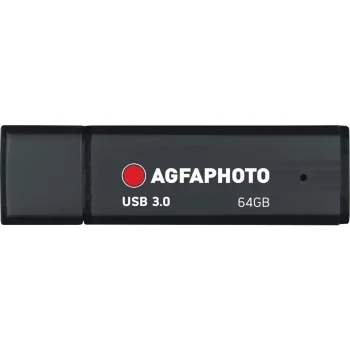 USB zibatmiņa AgfaPhoto 64 GB USB 3.0, melna