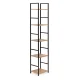 ModernHome plaukts ar 5 plauktiem un metāla rāmi, 29 x 23.5 x 144.5 cm