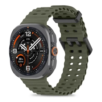 Tech-Protect Iconband Pro siksniņa pulkstenim Samsung Galaxy Watch Ultra 47mm, zaļa