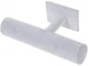 Rotaslietu un pulksteņu statīvs, zamšādas imitācija, 24 cm, pelēks