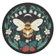 Popsockets 2 Bee Boho telefona turētājs un statīvs – melns