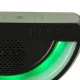 Daudzfunkcionāla RGB LED lampa ar skaļruni un bezvadu lādētāju, melna