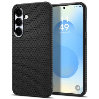 Spigen Liquid Air vāciņš Samsung Galaxy S25, melns