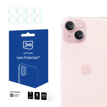 3Mk Protection Lens Protection™ hibrīdā stikla aizsargstikls Apple iPhone 15 kamerai