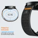 Spigen Athlex Air pulksteņa siksniņa Garmin 22 mm Quick Release, melna/oranža