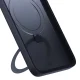 3mk Apple iPhone 16 Pro Max vāciņš Smoke Case Mag&Stand, melns