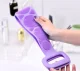 Divpusējs Silikona Sūklis Birste Masažieris Ķermenim un Kājām, Violets | Bath Sponge Shower Body Legs Massager...