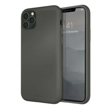 Uniq Lino Hue silikona vāciņš iPhone 11 Pro Max Pelēks
