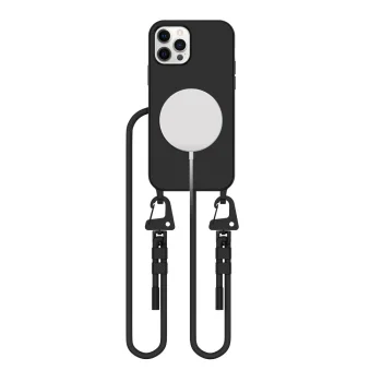 Tech-Protect iPhone 12 / 12 Pro vāciņš MagNecklace MagSafe, melns