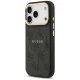 Guess 4G PU Classic Logo MagSafe vāciņš iPhone 17 Pro, melns
