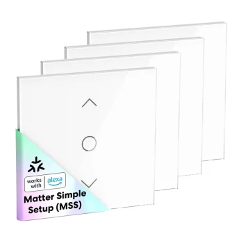 Meross MRS100MA Viedo žalūziju slēdzis (Matter, Wi-Fi, 4 gab.)
