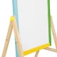 Bērnu Divpusēja Magnētiskā Zīmēšanas Tāfele ar Piederumiem, 65cm | Children\'s Double-sided Drawing Board