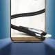 Joyroom Sharp Series S-M411 USB-A uz Lightning kabelis 3A 1.2m melns