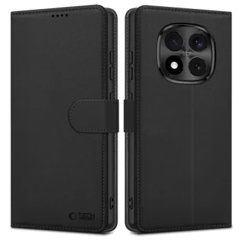 Tech-Protect Xiaomi Redmi Note 15 Pro+ 5G atverams vāciņš maciņš grāmatiņa Wallet, melns