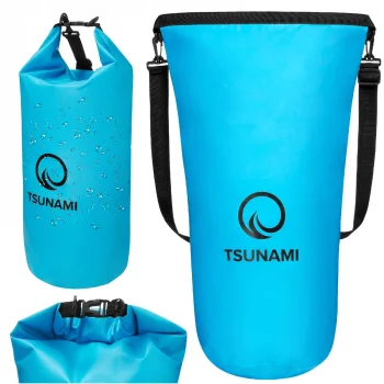 Ūdensnecaurlaidīgs maiss TSUNAMI Dry Bag 30 L, zils