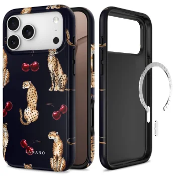 Tech-Protect Lamano MagSafe vāciņš iPhone 18 Pro Max / 17 Pro Max, Black and Brown