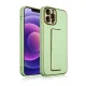 Vāciņš Samsung Galaxy A12 5G ar statīvu New Kickstand Case, zaļš