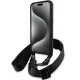 BMW M Edition Carbon Tricolor Lines & Strap vāciņš iPhone 15 Pro Max, melns