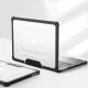 Tech-Protect SmartShell Pro vāciņš MacBook Air 13\" (M2/M3/M4) Melns/Caurspīdīgs