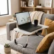 Saliekams portatīvā datora gultas galdiņš ModernHome 60x40 cm, balts
