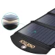 Choetech Pārnēsājams Saules Paneļa Lādētājs Uzlādes Ierīce Ceļošanai 19W USB 5V / 2.4A, Pelēka | Foldable...