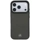 Vāciņš Mercedes Leather Mesh Bow Line MagSafe priekš iPhone 18 Pro Max / 17 Pro Max, tumši pelēks