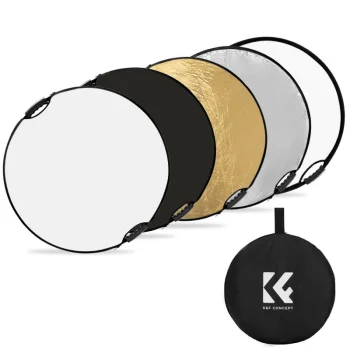 K&F apaļš gaismas atstarotājs 5 vienā, 110 cm