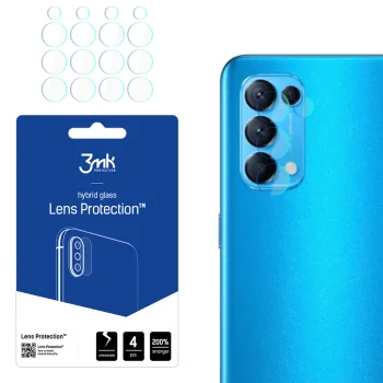 3mk Lens Protection hibrīda kameras aizsargstikls Oppo Reno 5 / 5K 5G