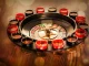 Galda spēle pieaugušajiem \"Alko rulete\", 16 šoti | Alcohol Roulette Shot Glass Drinking Game Set