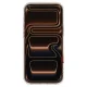 Spigen Thin Fit MagSafe vāciņš iPhone 17 Pro, caurspīdīgs oranžs