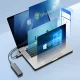 Orico AM2C3-G2 M.2 NVMe USB-C 3.2 ārējais SSD disks un korpuss, pelēks