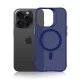 3mk Smoke MagCase vāciņš iPhone 16 Pro Max, Zili puscaurspīdīgs