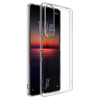 Sony Xperia 1 III IMAK UX-5 Series Full Protection Transparent Flexible TPU Case Cover | Telefona Vāciņš Maciņš...